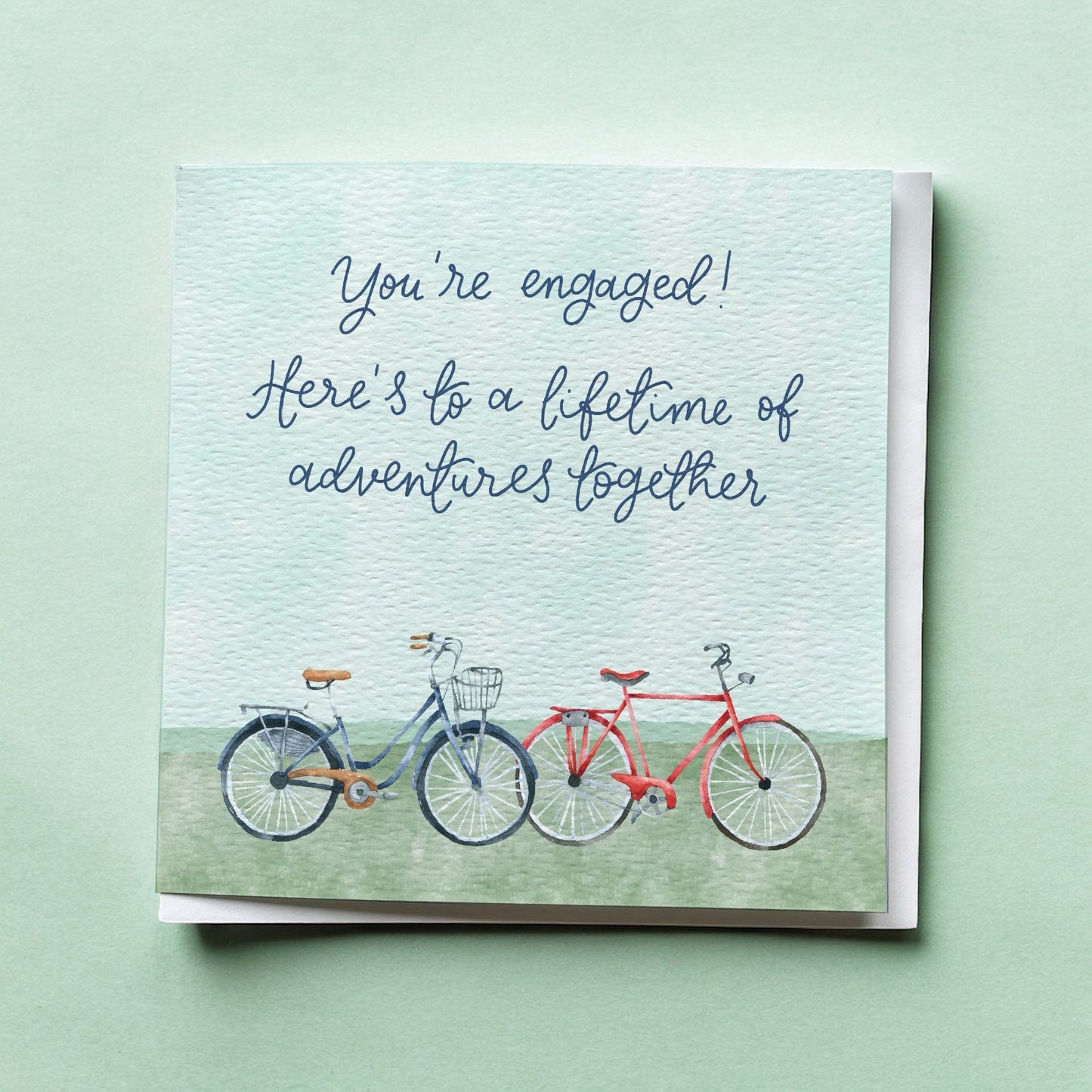 Bicycle Engagement Card - Lifetime of Adventures And Hope Designs Cards