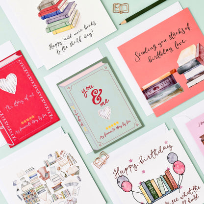 Birthday Card for Book Lovers And Hope Designs Cards