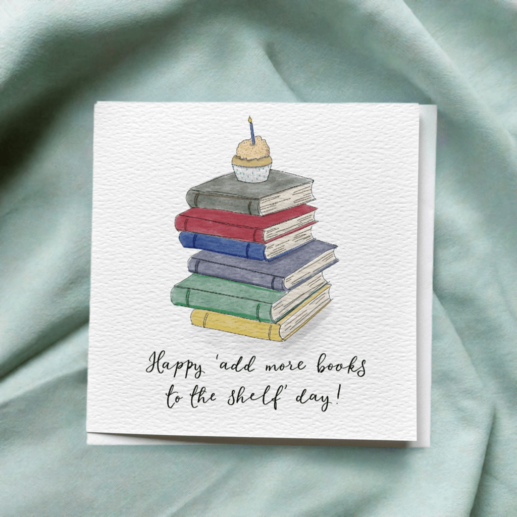 Birthday card for book lovers And Hope Designs Cards