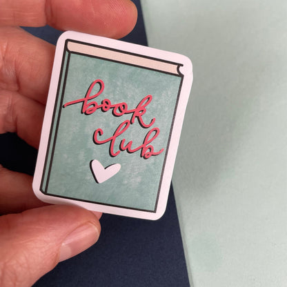 Book Club vinyl sticker And Hope Designs stickers