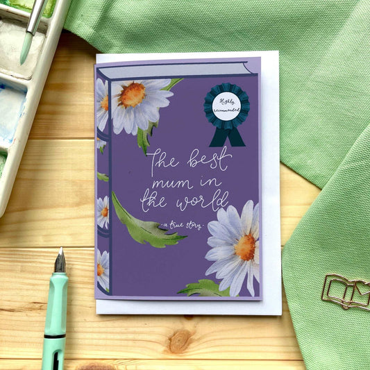 Book greeting card - Best mum - a true story And Hope Designs Cards