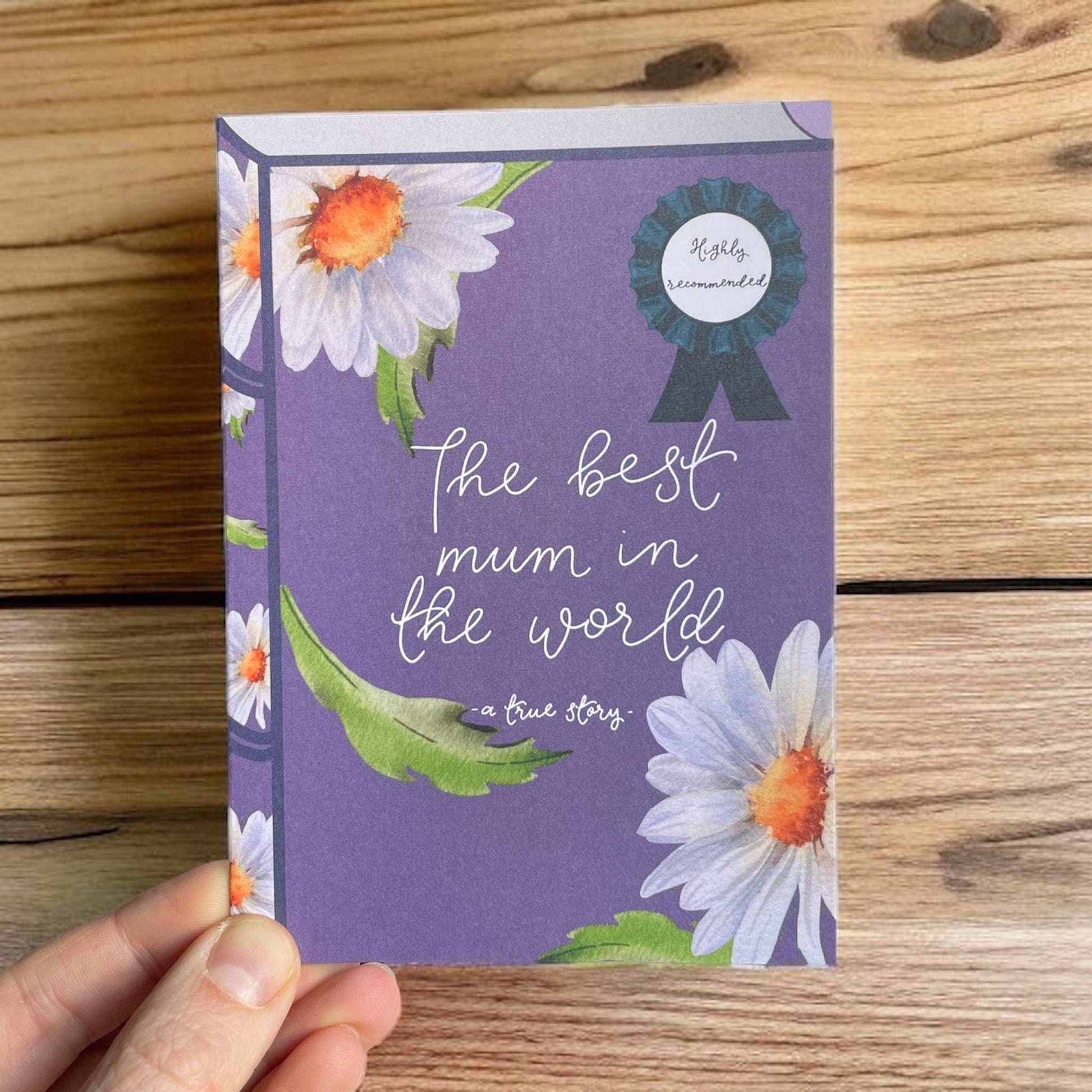 Book greeting card - Best mum - a true story And Hope Designs Cards