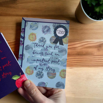 Book greeting card - thank you teaching assistant And Hope Designs Cards