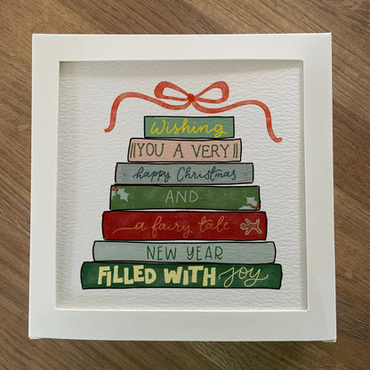 Book Stack Christmas Card And Hope Designs Cards