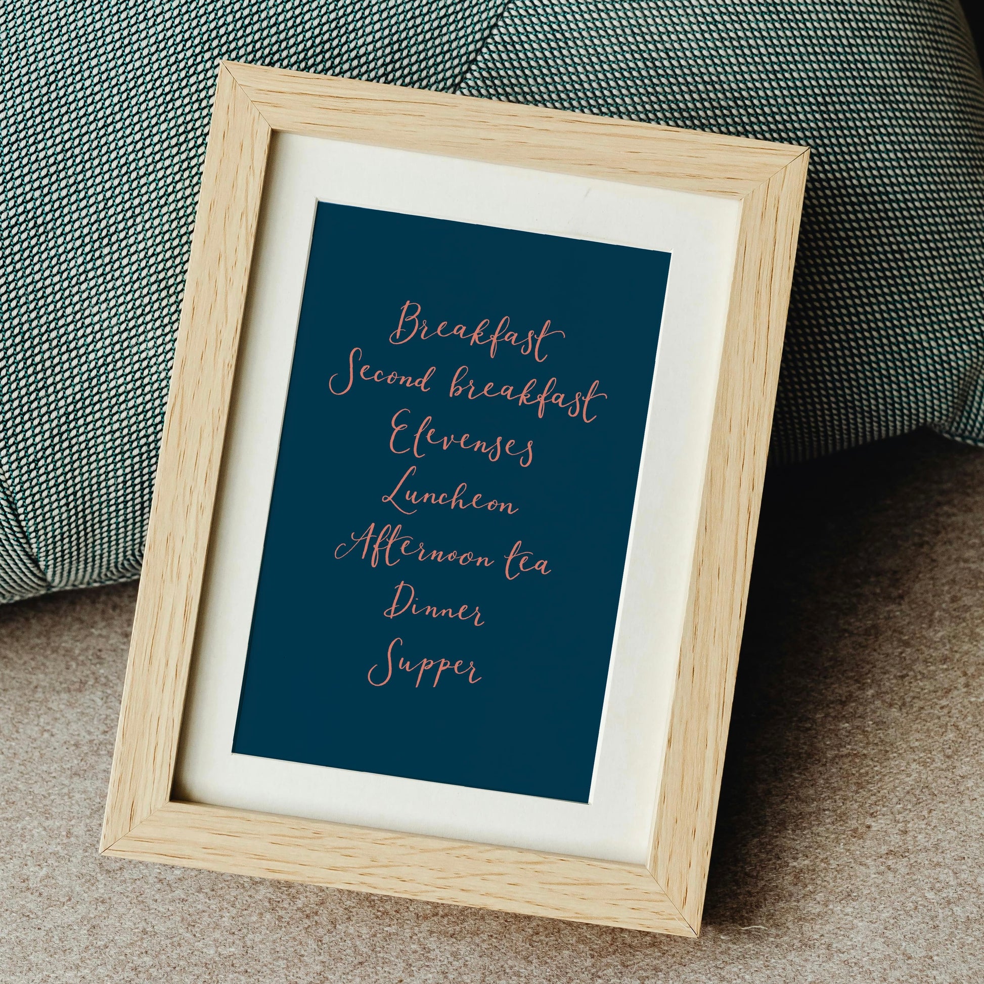 Bookish Print - The Lord Of The Rings - Hobbits Meals (Second Breakfast) And Hope Designs Posters, Prints, & Visual Artwork