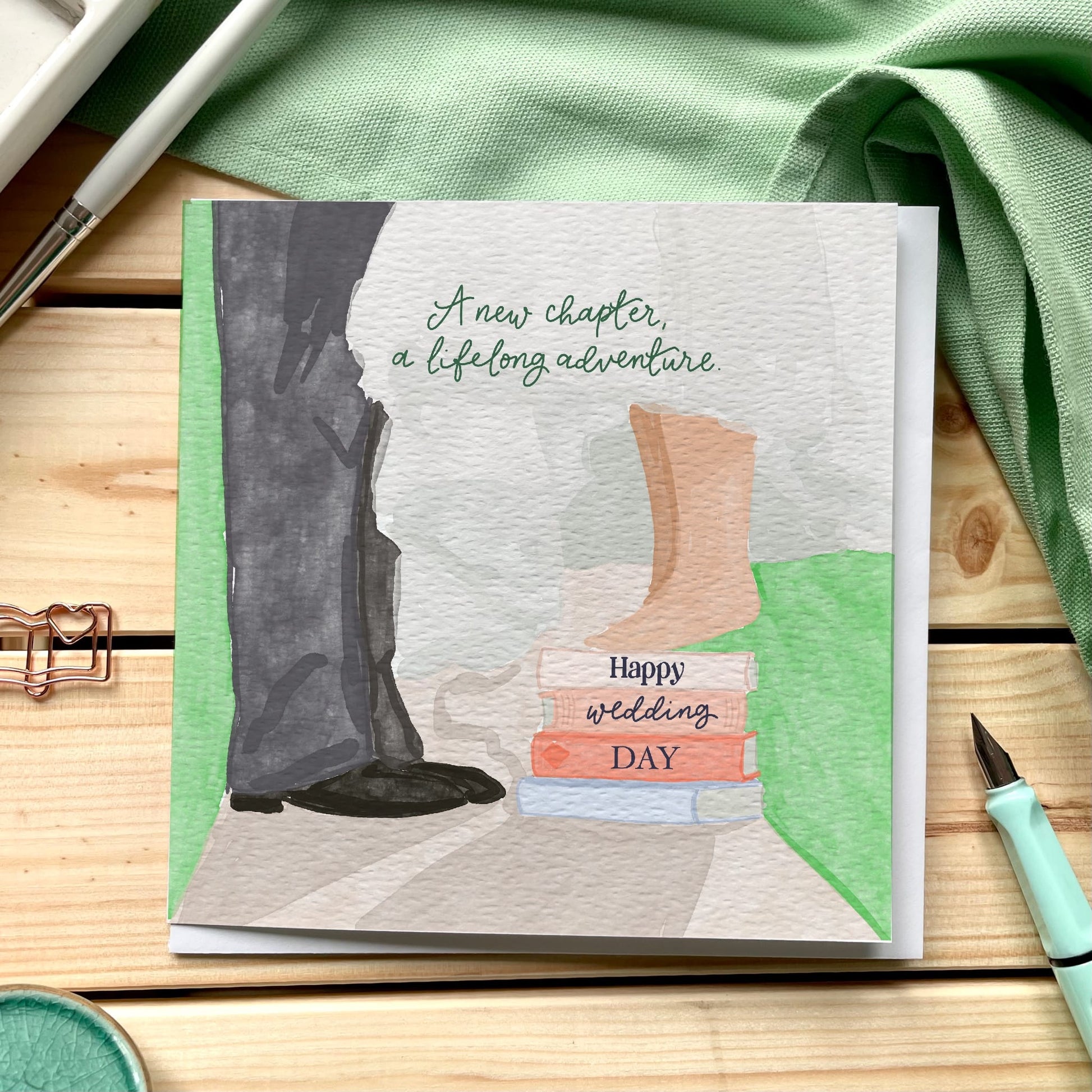 Bookish Wedding Card And Hope Designs Cards