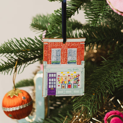 Bookshop Wooden Hanging Ornament And Hope Designs Baubles