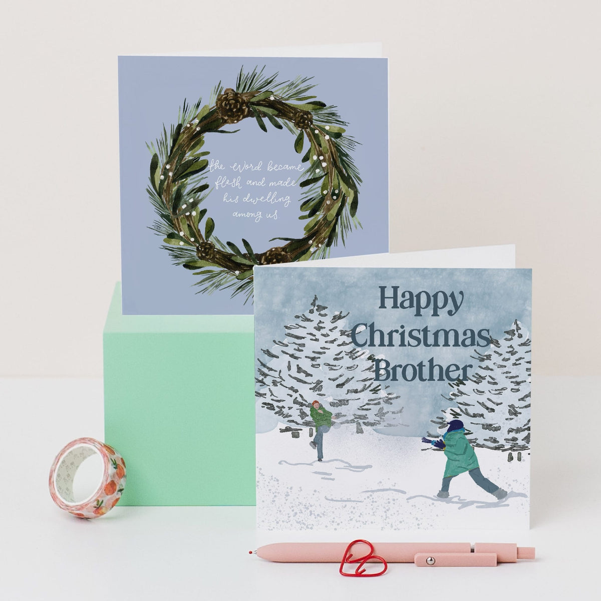 Brother Christmas Card - Scripture Option And Hope Designs Cards