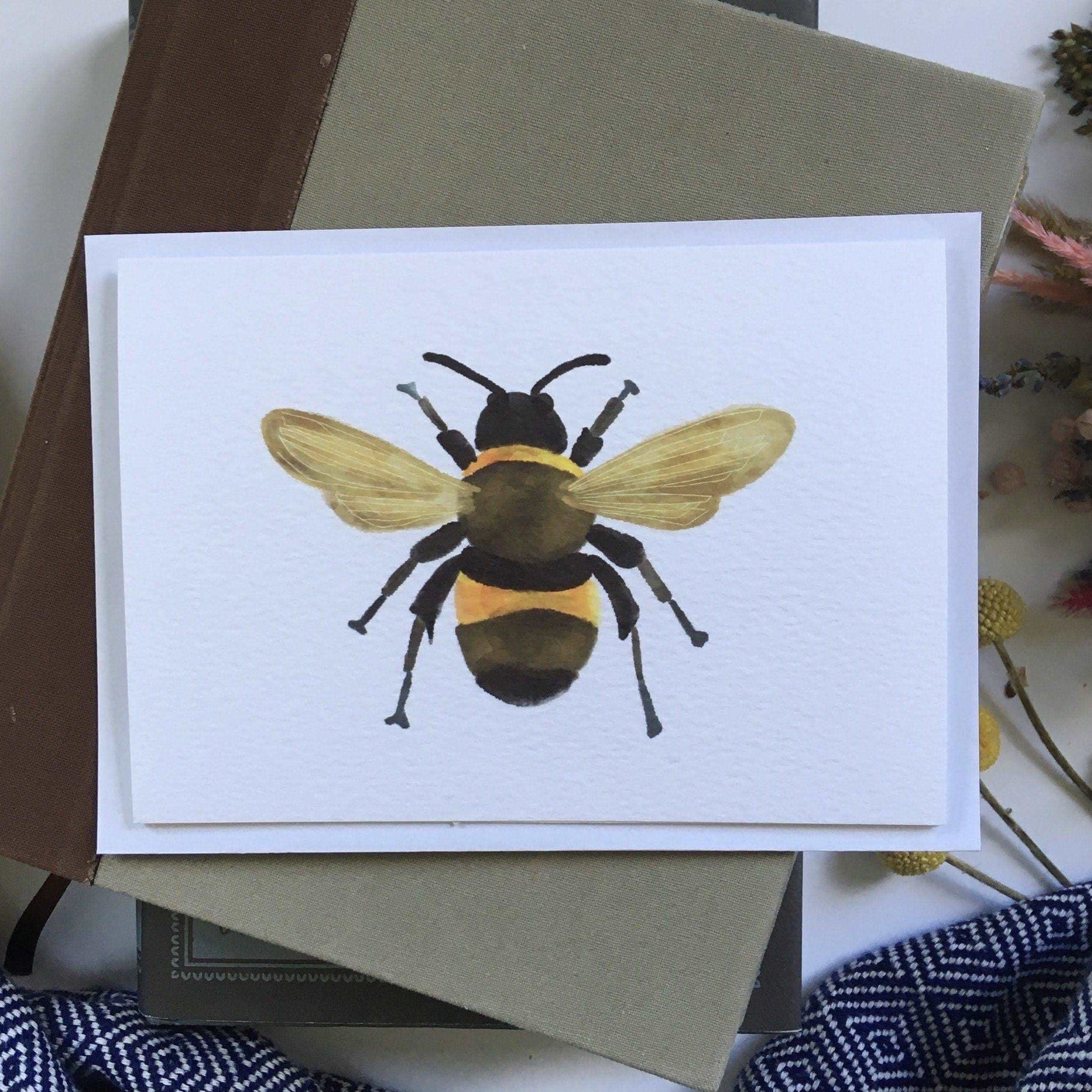 Card - watercolour bee And Hope Designs Cards
