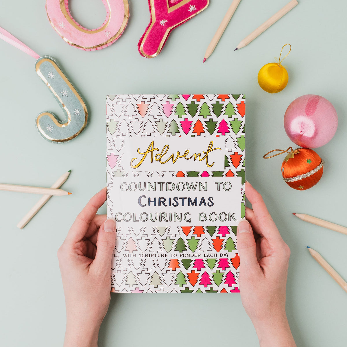 Christian Advent Calendar - Colouring Book And Hope Designs Colouring Book