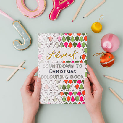 Christian Advent Calendar - Colouring Book And Hope Designs Colouring Book