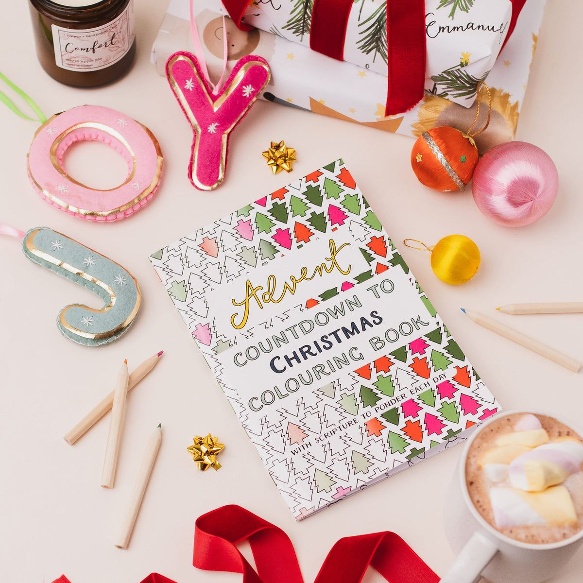 Christian Advent Calendar - Colouring Book And Hope Designs Colouring Book