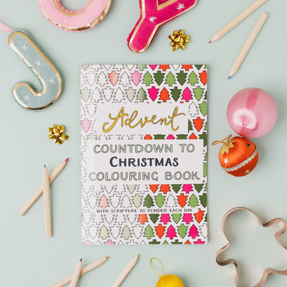 Christian Advent Calendar - Colouring Book And Hope Designs Colouring Book