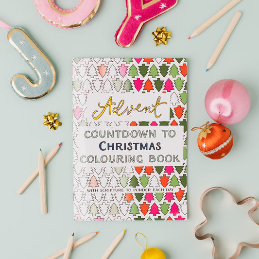 Christian Advent Calendar - Colouring Book And Hope Designs Colouring Book
