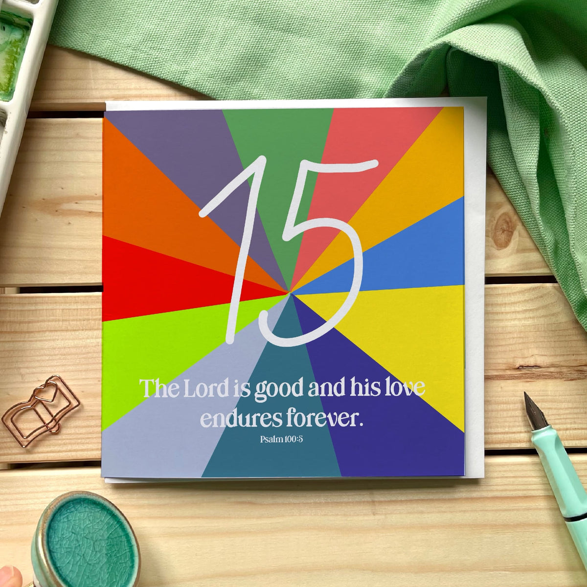 Christian Birthday Card - 15 And Hope Designs