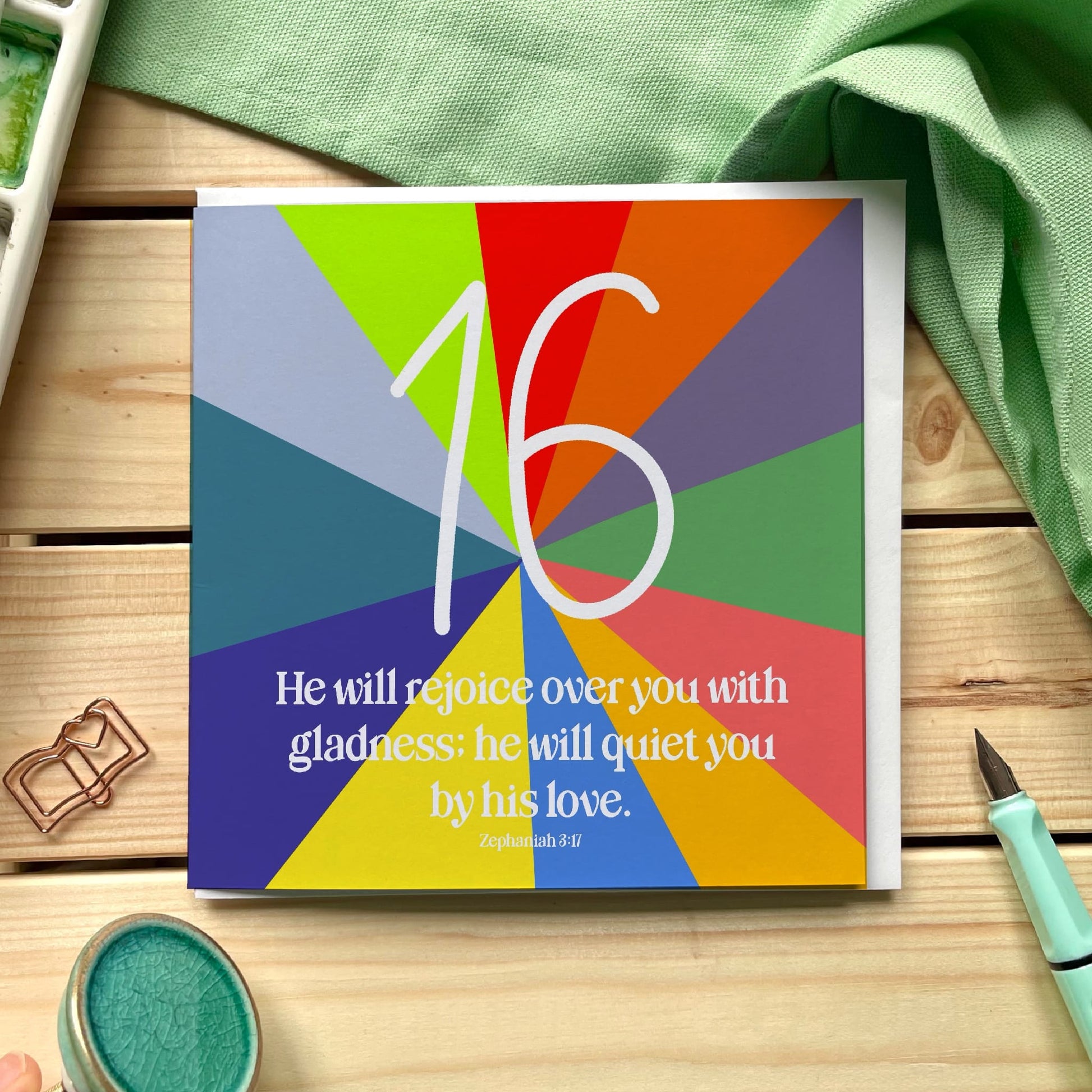 Christian Birthday Card - 16 And Hope Designs