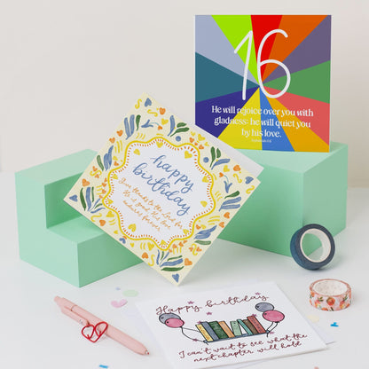 Christian Birthday Card - 16 And Hope Designs