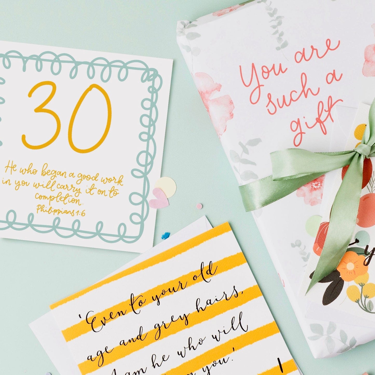 Christian Birthday Card - 30 - Swirly And Hope Designs Cards