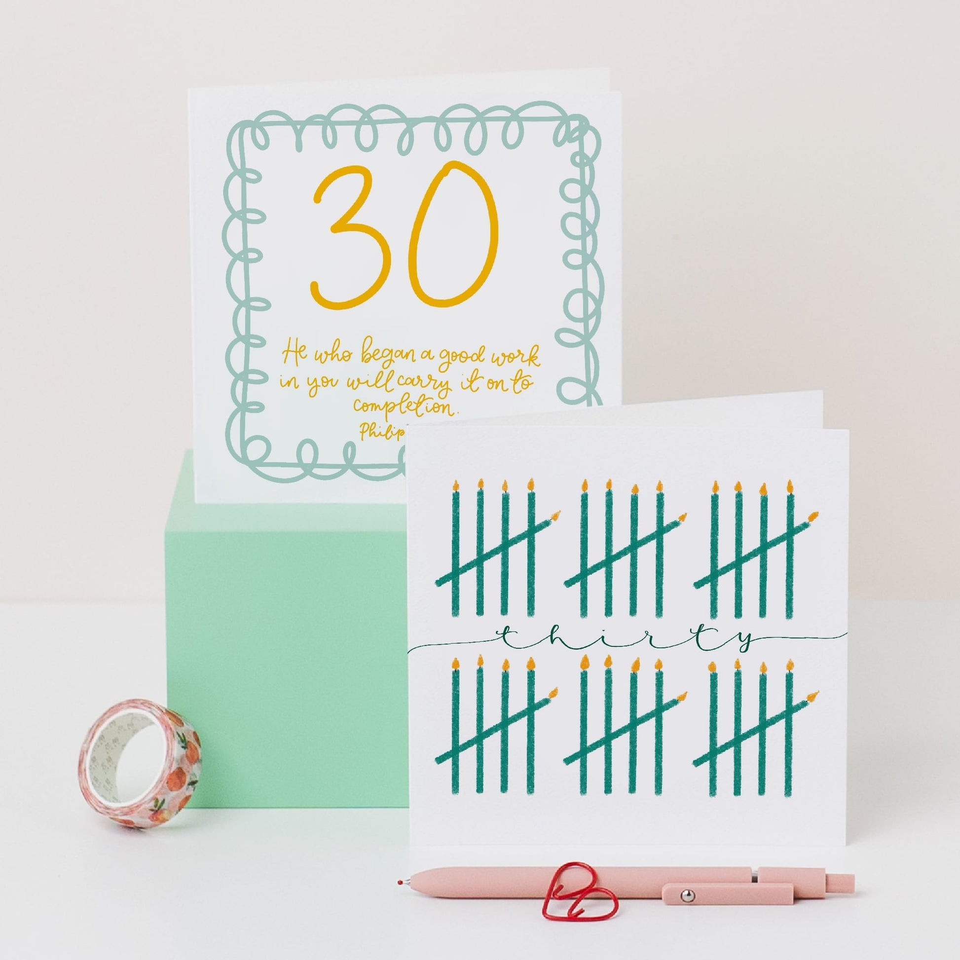 Christian Birthday Card - 30 - Swirly And Hope Designs Cards
