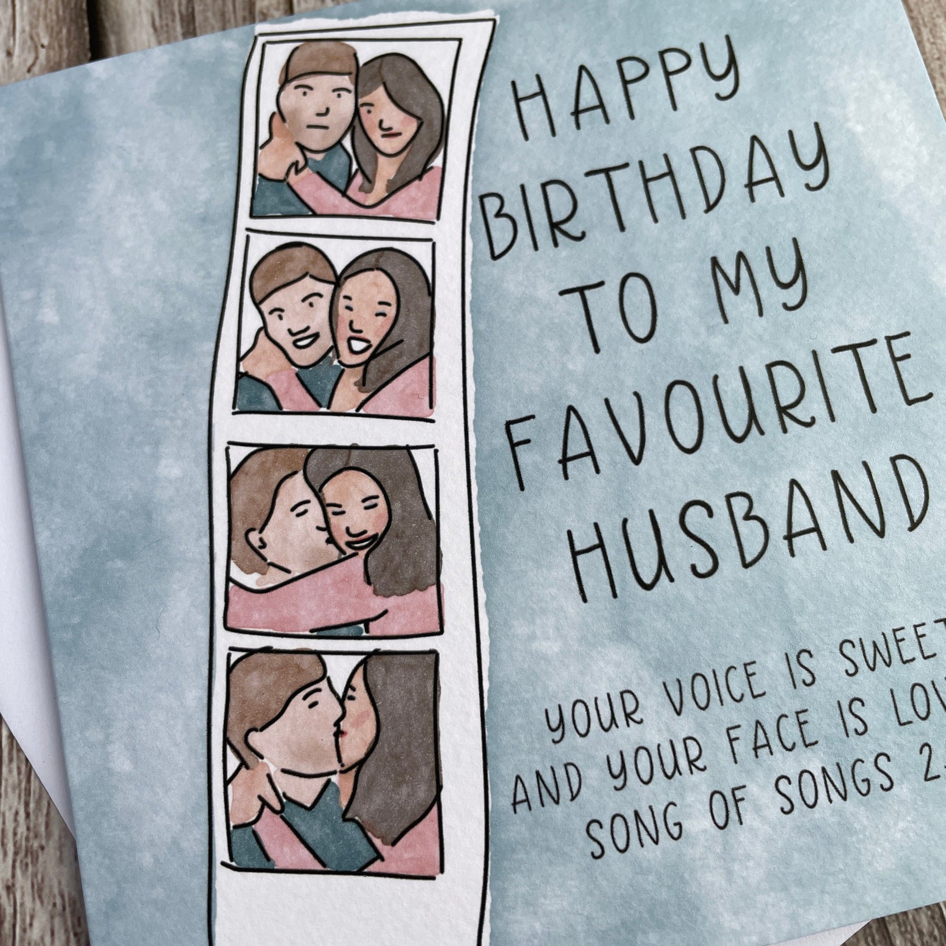 Christian Birthday Card - Husband Photobooth And Hope Designs Cards