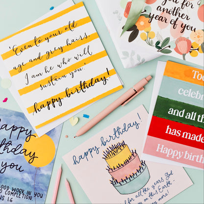 Christian Birthday Card - We Celebrate What God Has Made You And Hope Designs Cards