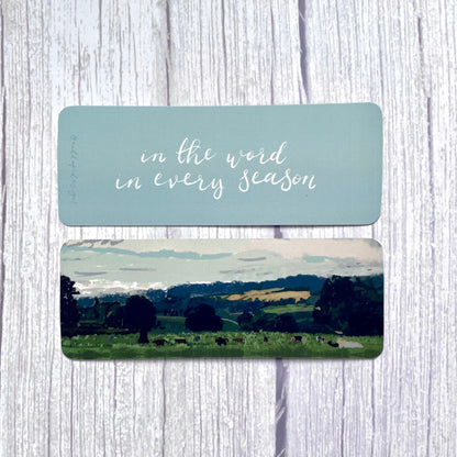 Christian Bookmark - In The Word In Every Season And Hope Designs Bookmark