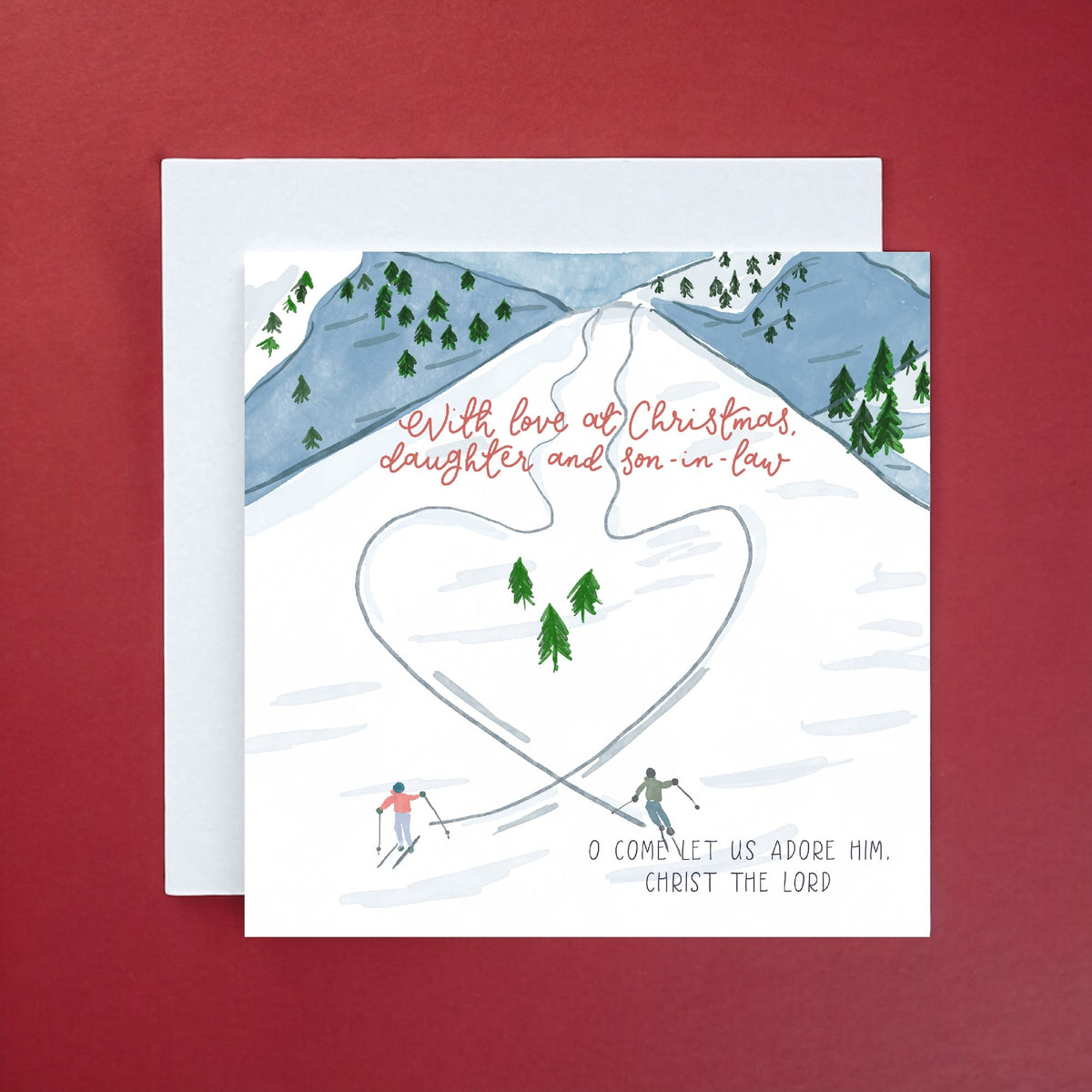 Christian Christmas Card For Daughter And Son-In-Law And Hope Designs Cards