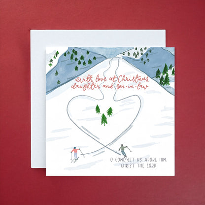 Christian Christmas Card For Daughter And Son-In-Law And Hope Designs Cards
