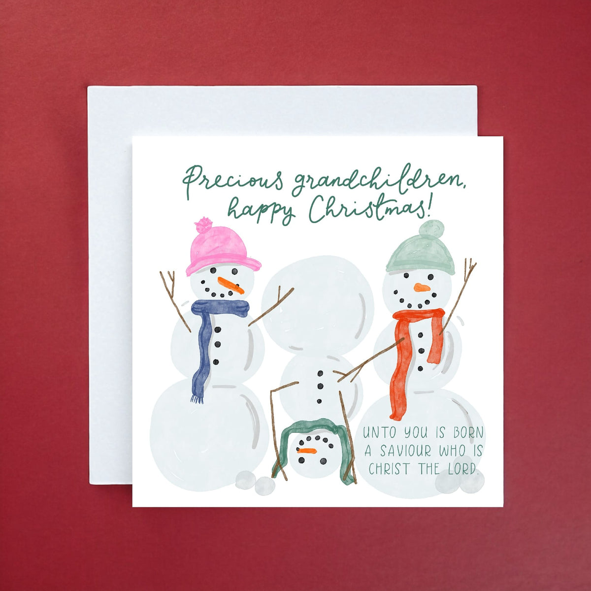 Christian Christmas Card For Grandchildren And Hope Designs Cards