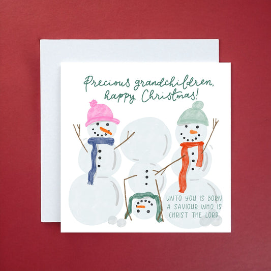 Christian Christmas Card For Grandchildren And Hope Designs Cards