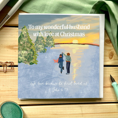 Christian Christmas Card For Husband And Hope Designs Cards