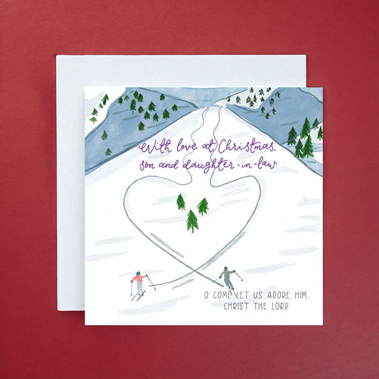 Christian Christmas Card For Son And Daughter-In-Law And Hope Designs Cards