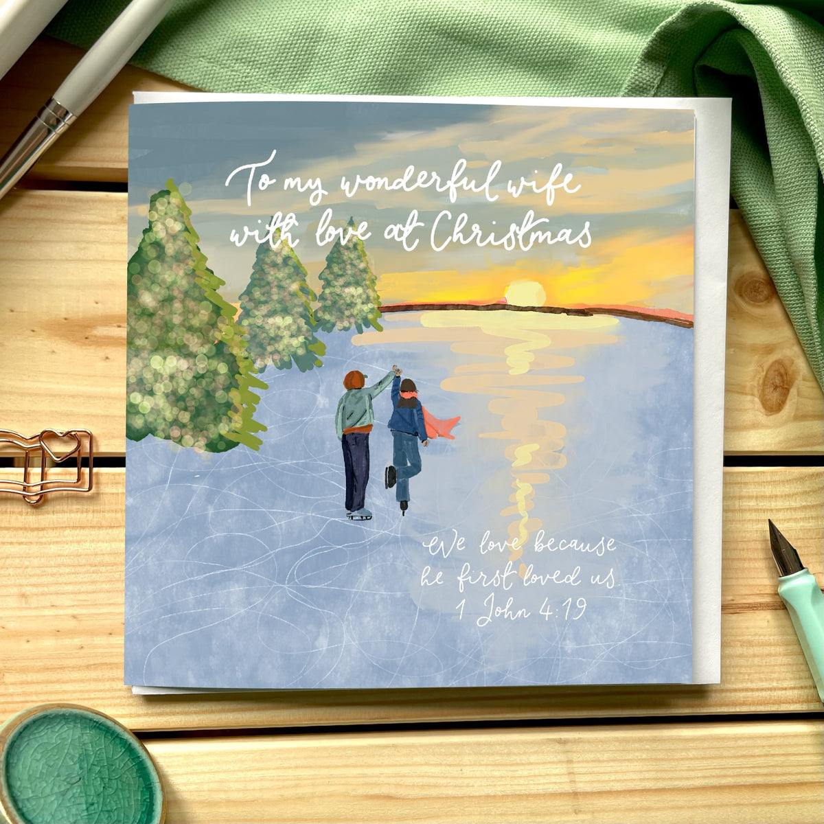 Christian Christmas Card For Wife And Hope Designs Cards
