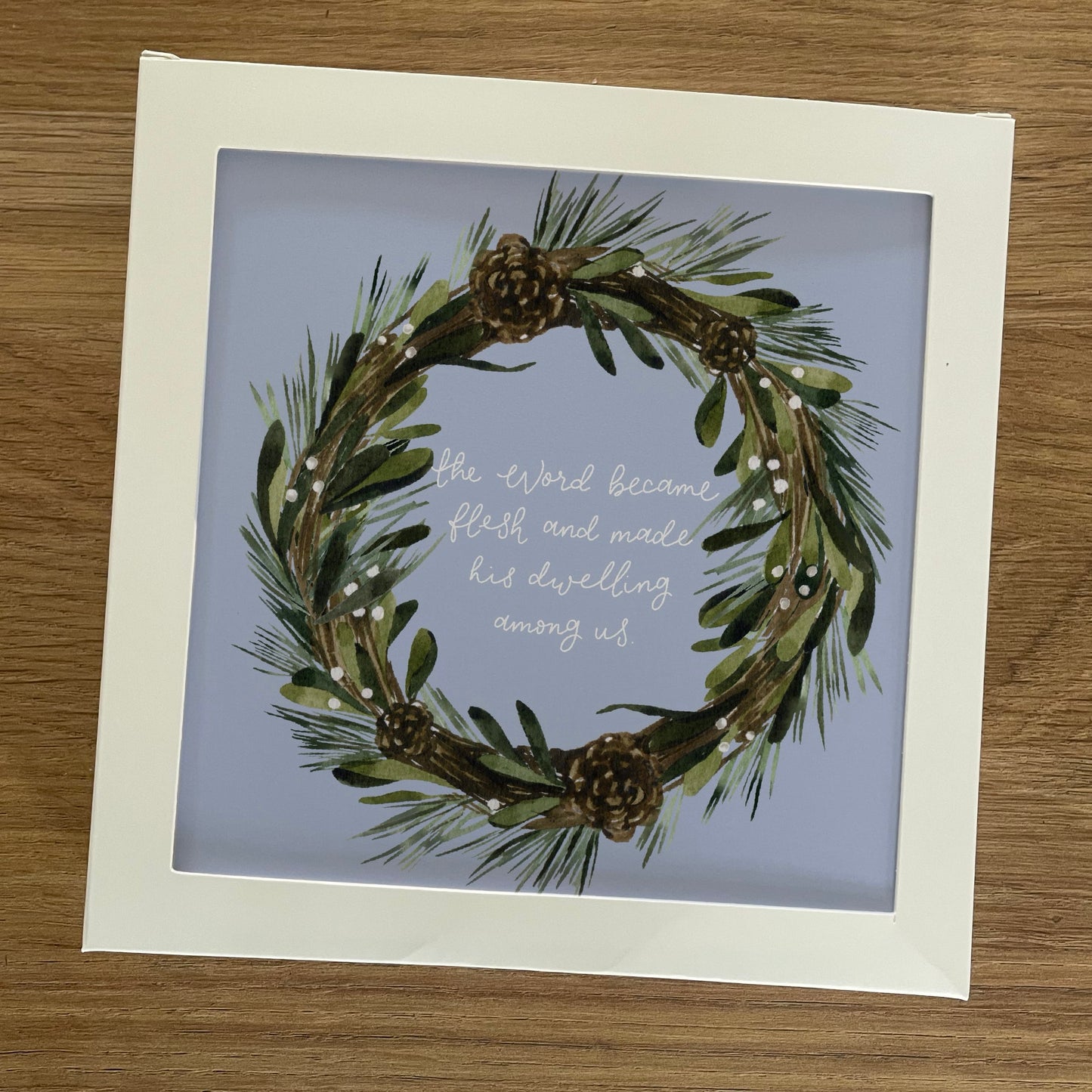 Christian Christmas Card - The Word Became Flesh And Hope Designs Cards