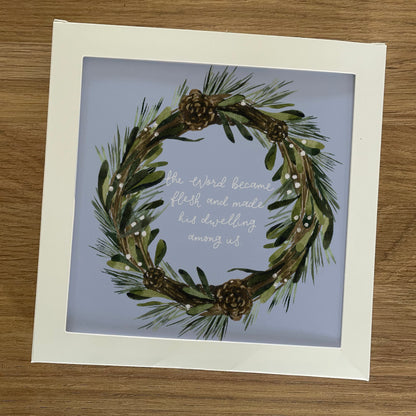 Christian Christmas Card - The Word Became Flesh And Hope Designs Cards