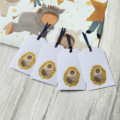 Christian Christmas nativity wrapping paper And Hope Designs Wrapping Paper