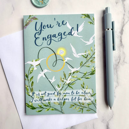 Christian Engagement Card - Genesis 2 And Hope Designs Cards