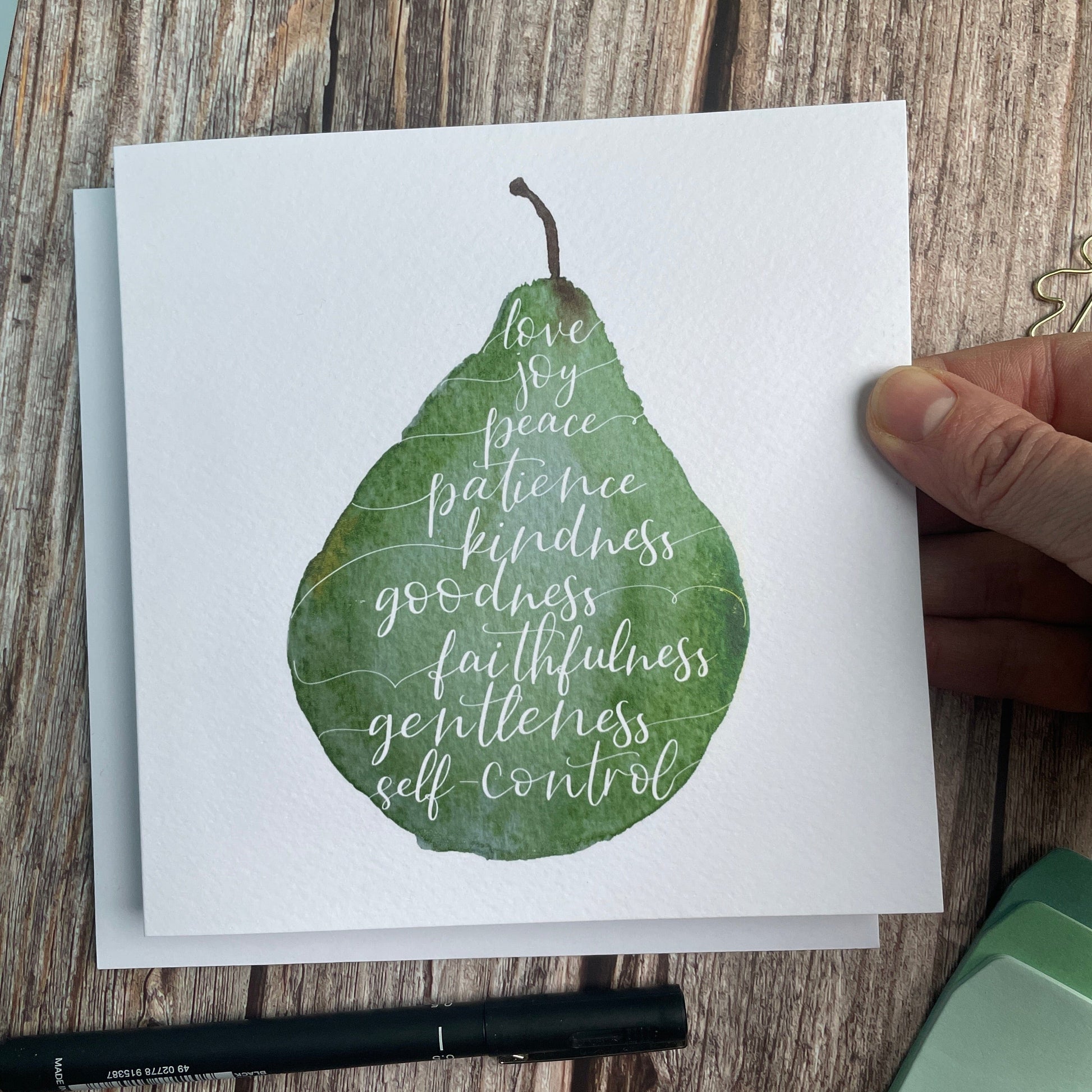 Christian fruit of the spirit card And Hope Designs Cards
