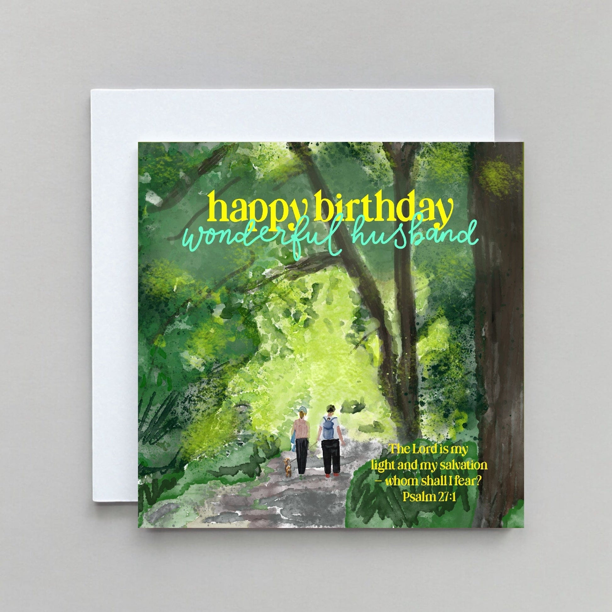 Christian Husband Birthday Card - Forest Walk And Hope Designs Cards