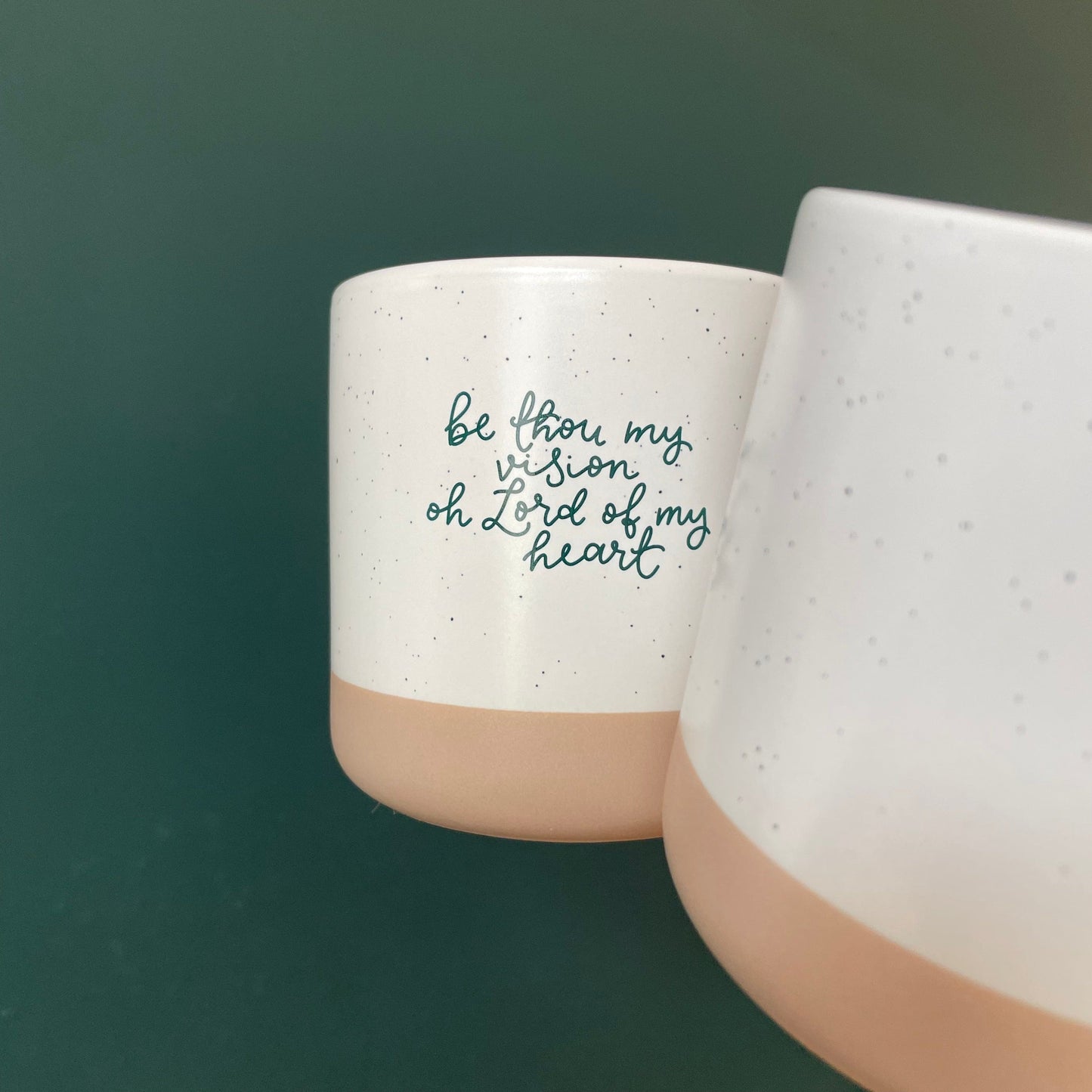 Christian mug - be thou my vision oh Lord of my heart Two identical Be Thou mugs And Hope Designs Mug