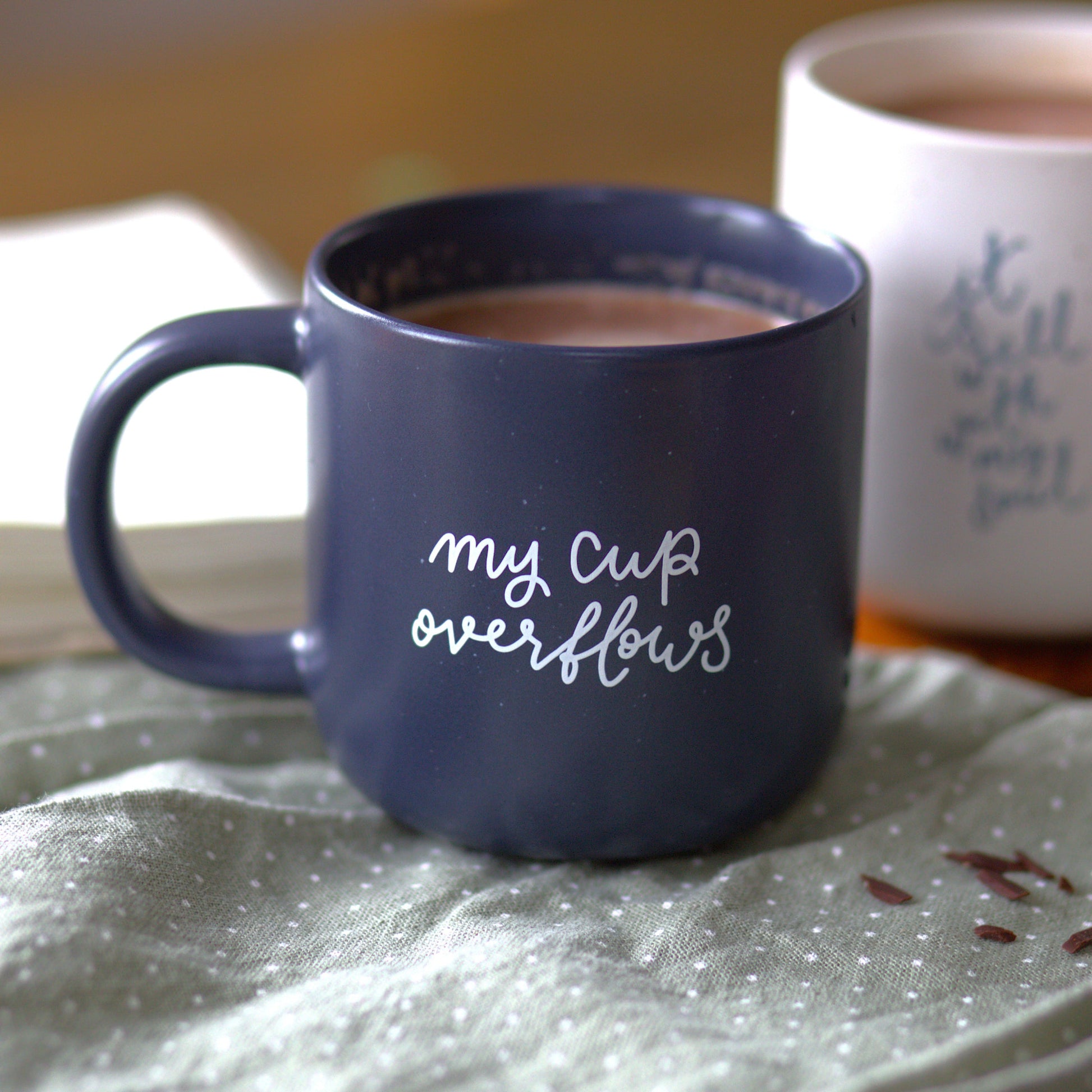Christian Mug - My Cup Overflows And Hope Designs Mug
