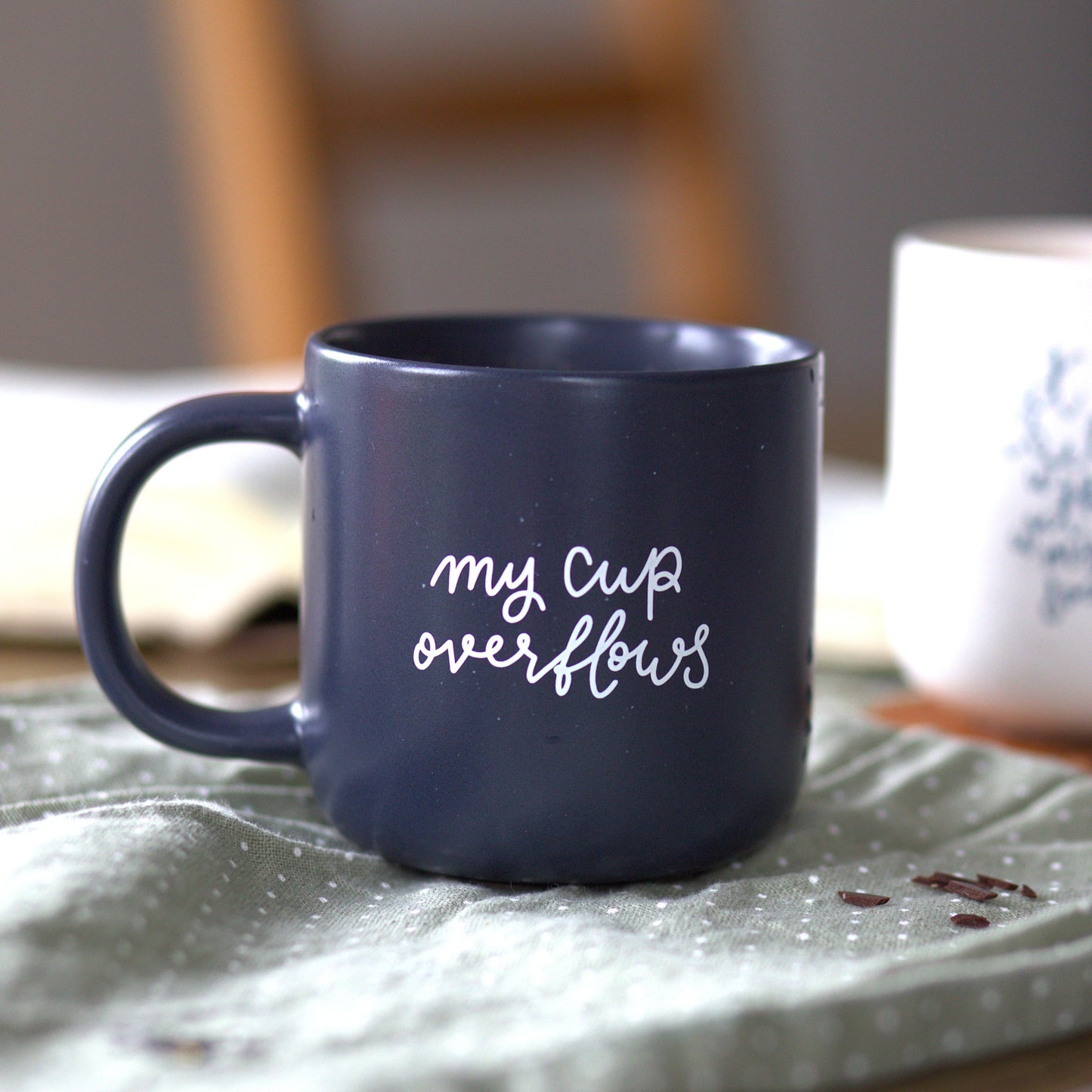 Christian Mug - My Cup Overflows And Hope Designs Mug