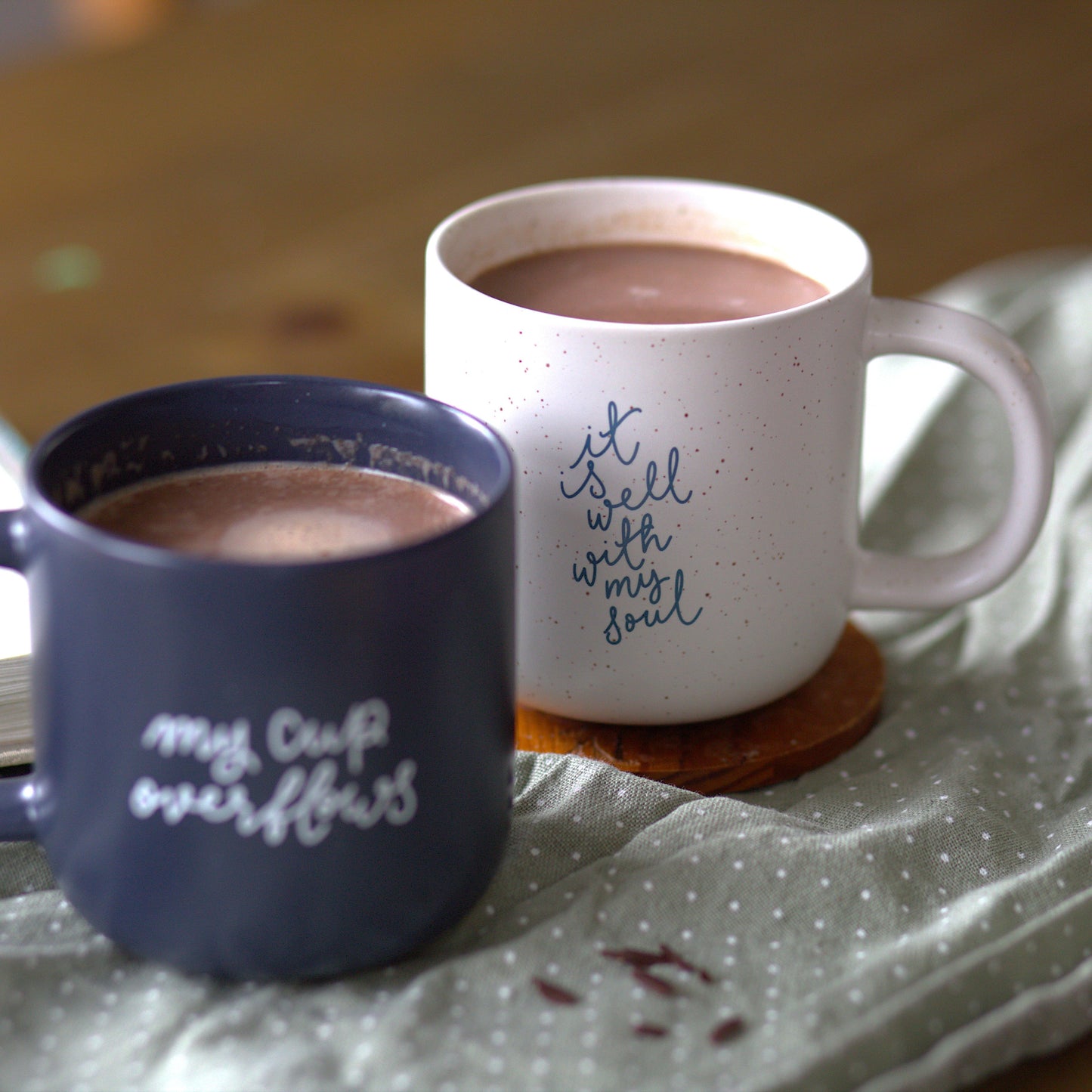 Christian Mug - My Cup Overflows And Hope Designs Mug