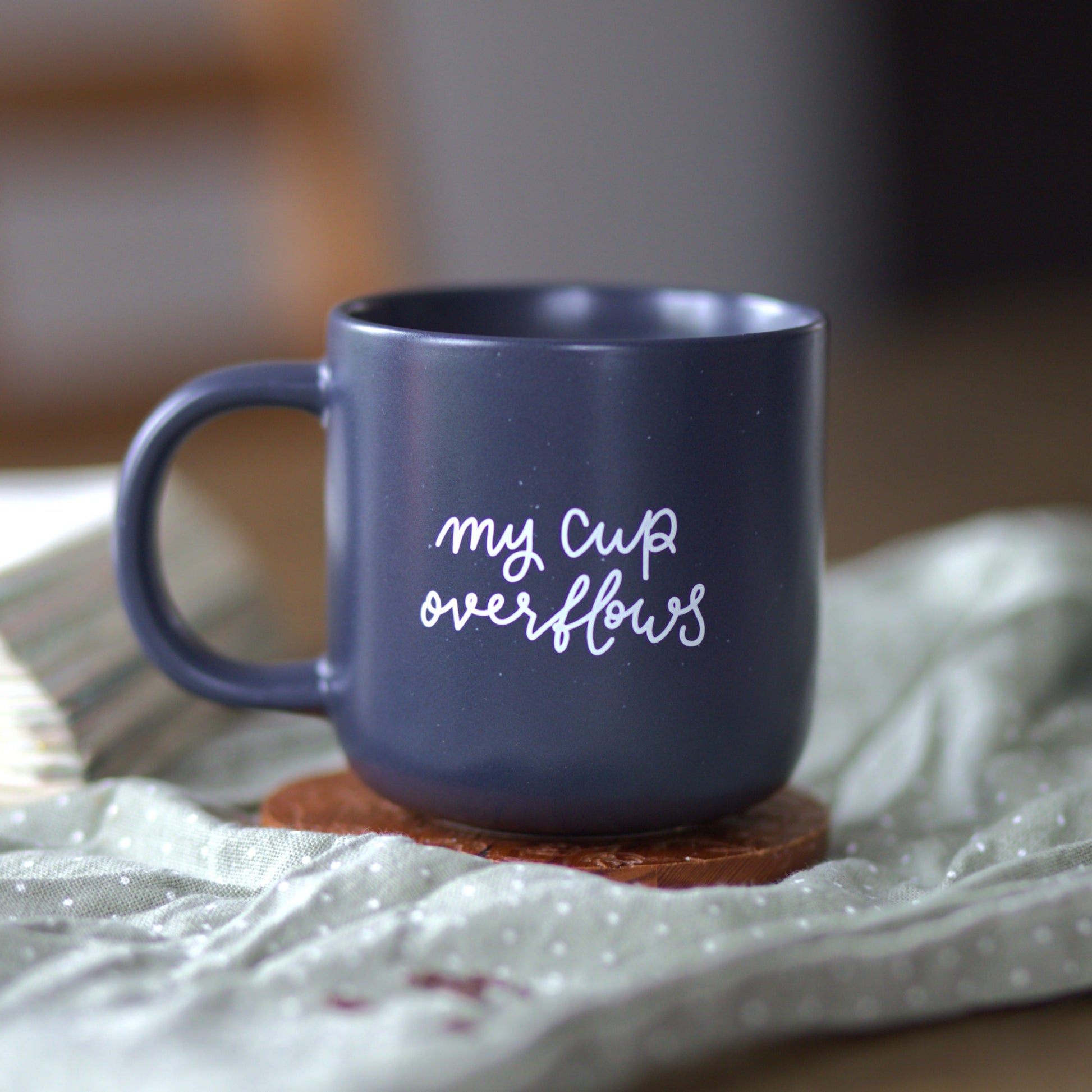 Christian Mug - My Cup Overflows And Hope Designs Mug