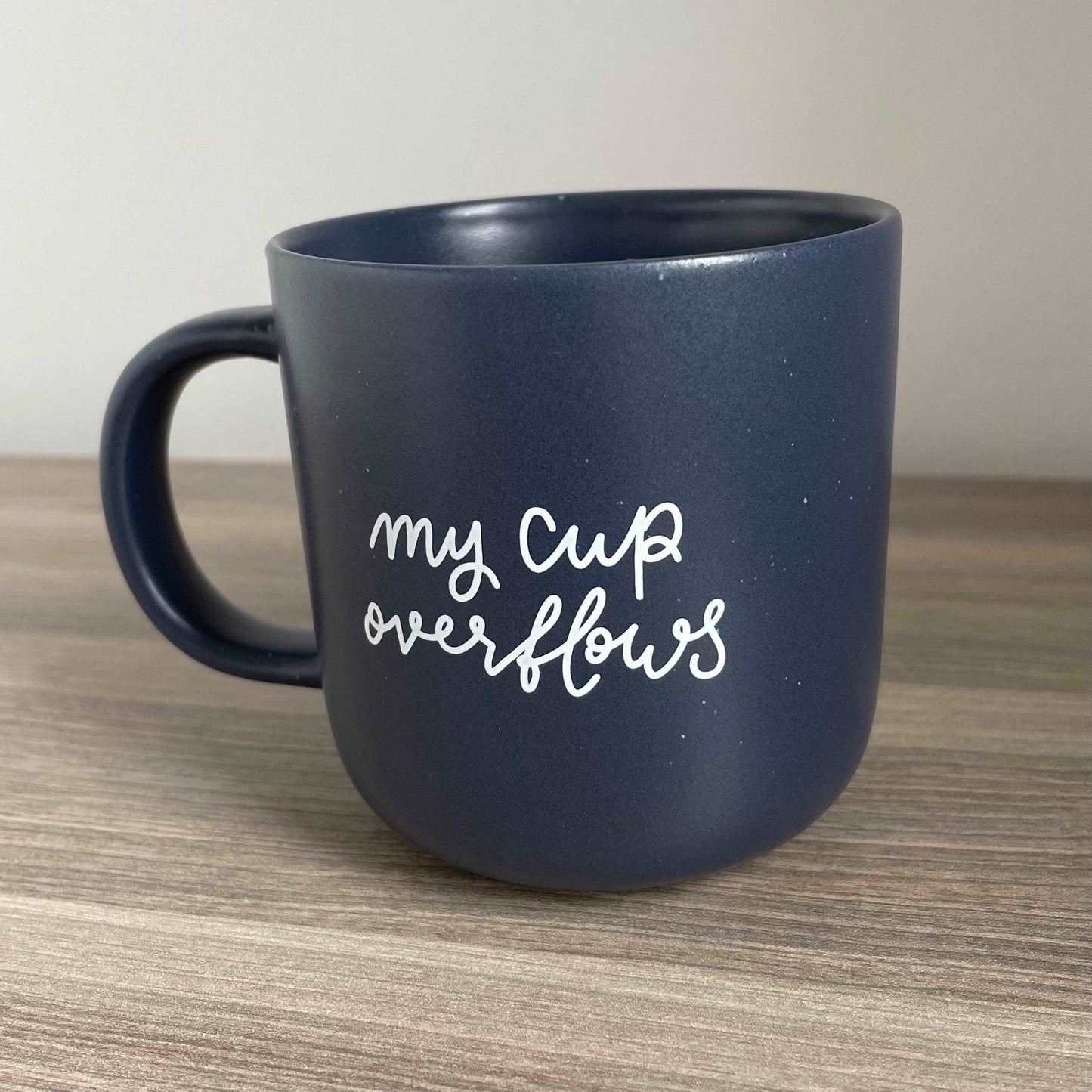 Christian mug - my cup overflows And Hope Designs Mug