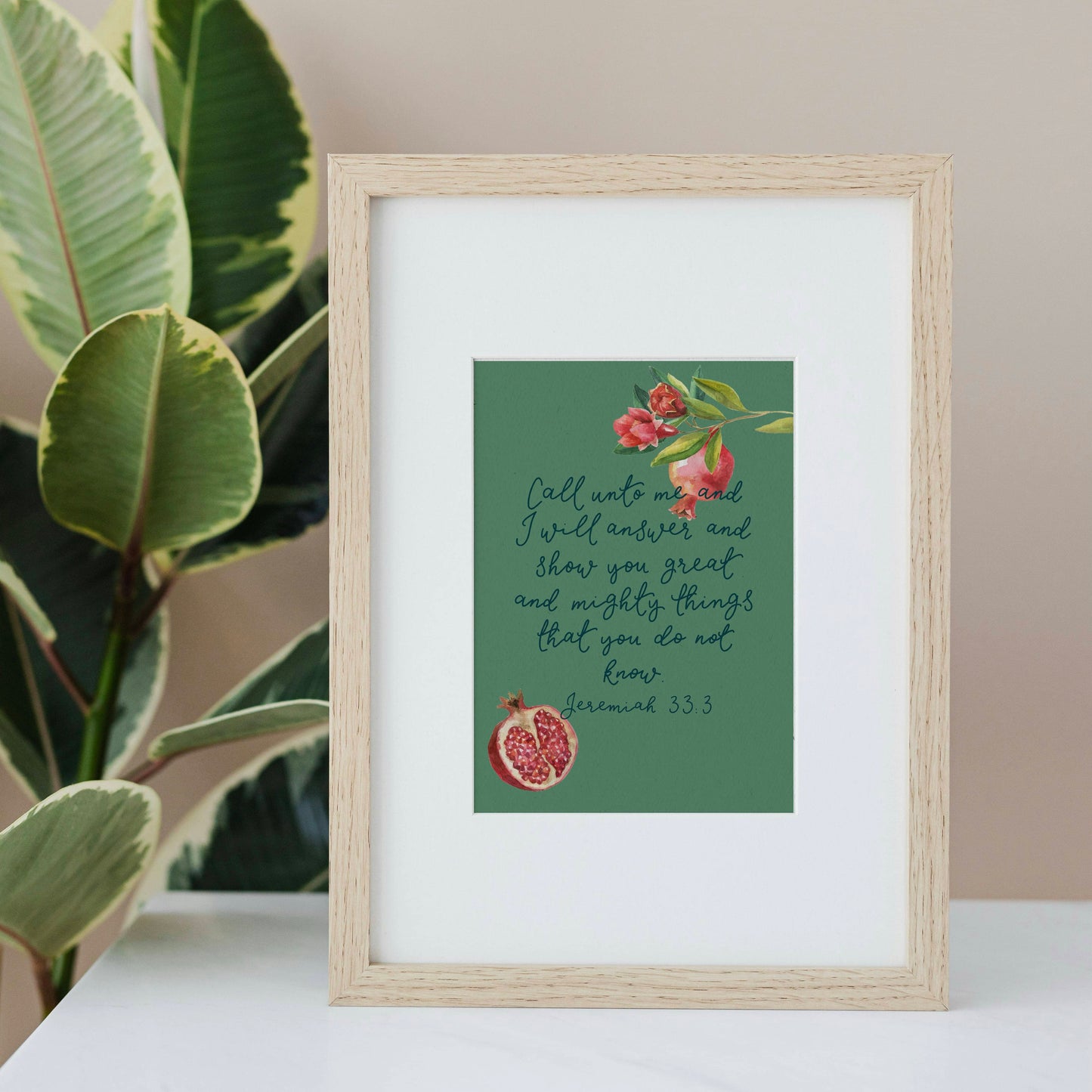 Christian Print - Call Unto Me And Hope Designs Print