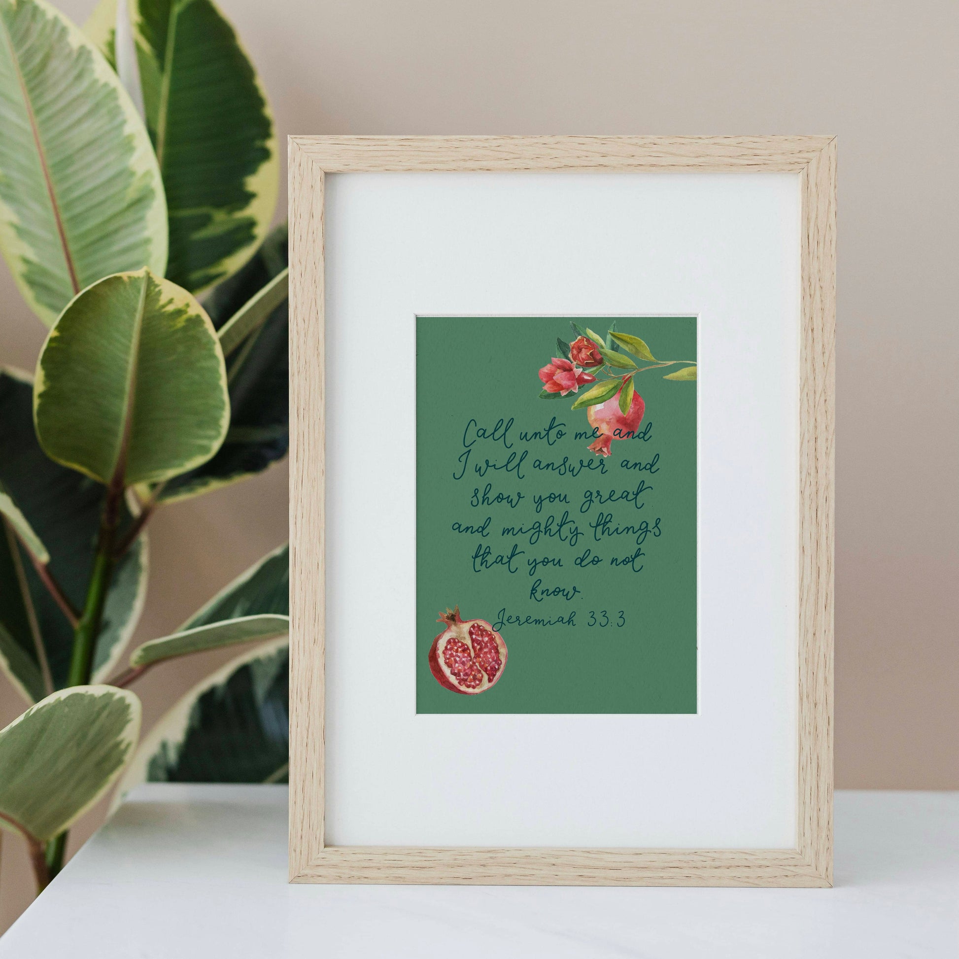 Christian Print - Call Unto Me And Hope Designs Print