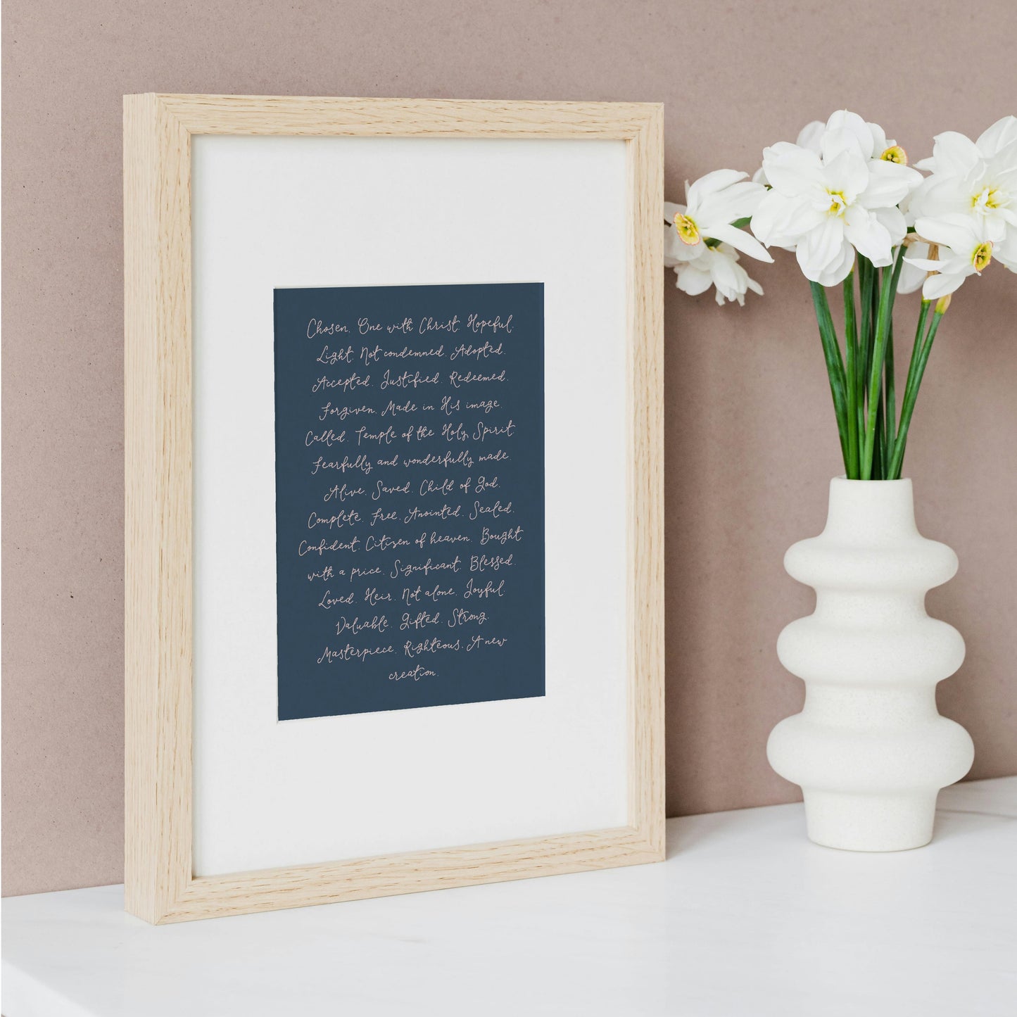 Christian Print - Identity In Christ And Hope Designs Print