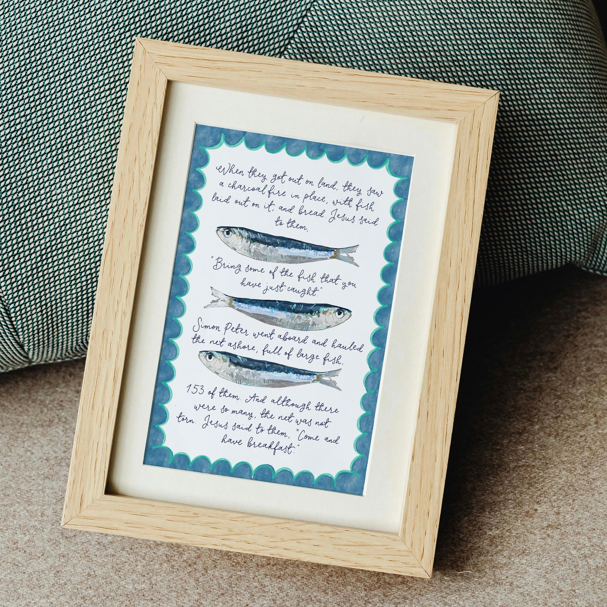 Christian Print - Sardines - John 21 And Hope Designs Print
