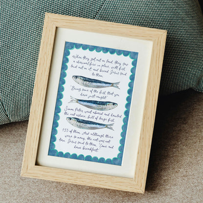 Christian Print - Sardines - John 21 And Hope Designs Print